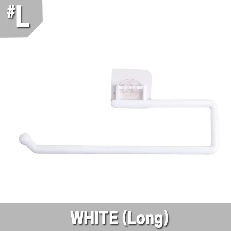 porte serviettes mural blanc motif carottes chats adhésif moderne cuisine salle bain tissue holder