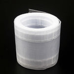 ruban rideaux plissé blanc transparent moderne 75mm clips accessoire couture 1m 5m 10m