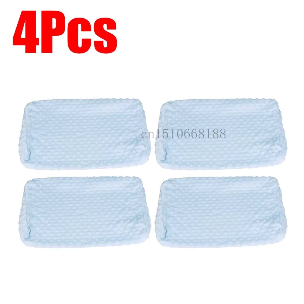coussin mousse mémoire forme perforé bleu blanc moderne lit santé couverture protection nocturne