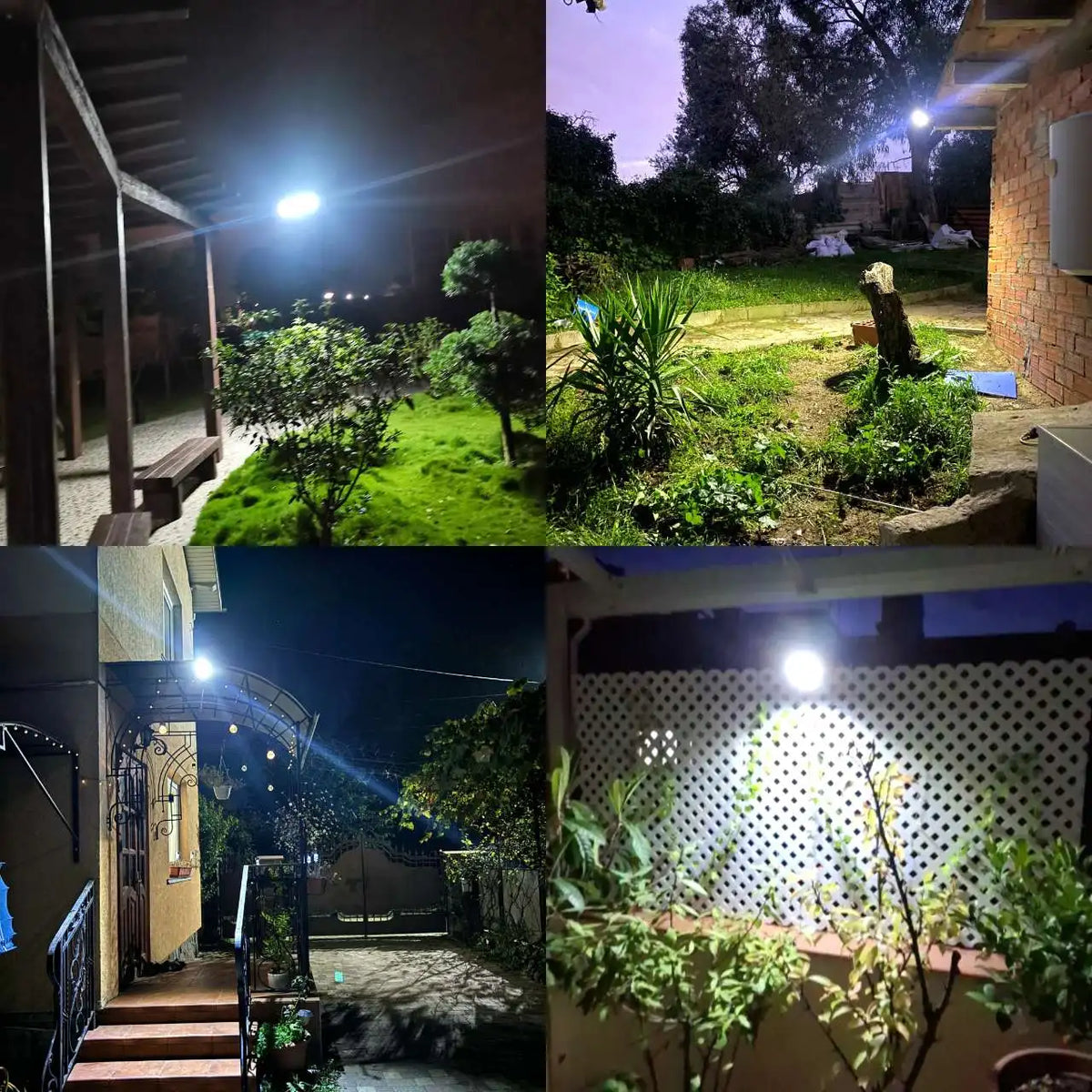 lumière solaire led moderne noire télécommande incluse facile