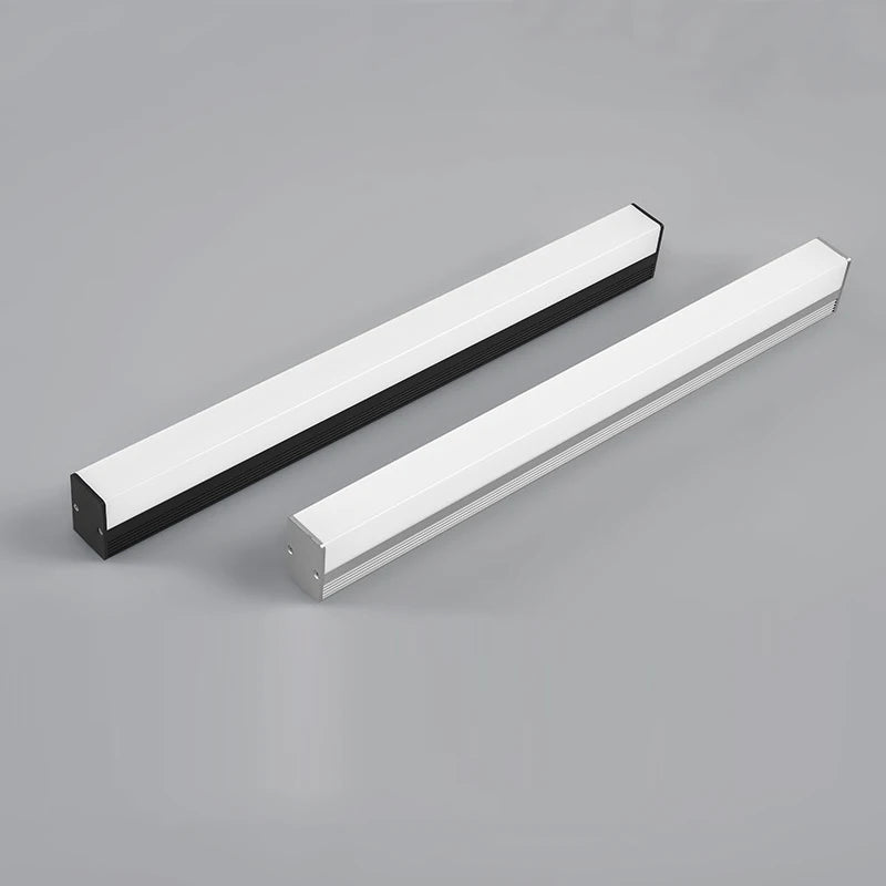 luminaire led rectangulaire moderne miroir salle bain chambre coucher blanc noir minimaliste