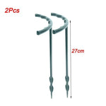 Support plante vert rond moderne 16cm 27cm plastique lisse pièces