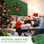 panneau gazon artificiel vert feuilles uniformes moderne extérieur exposé zip ties herbe synthétique éducativeextérieur