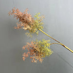 branche artificielle feuilles vertes ornement extérieur exposition naturelle orange blanc