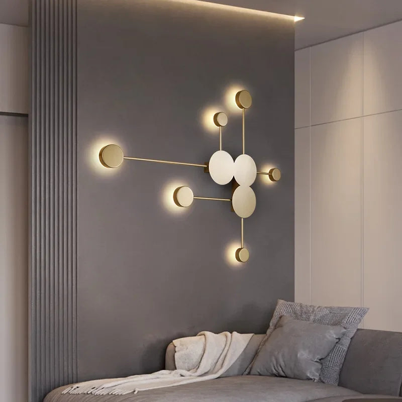 applique murale led moderne noir blanc luminaire salon cuisine salon intérieur maison