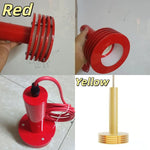 lampe suspendue minimaliste moderne rouge noir jaune annulaire salon chambre cuisine