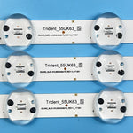 bande led rétro éclairage blanc moderne connecteurs led fixation 600mm opaques rectangulaires