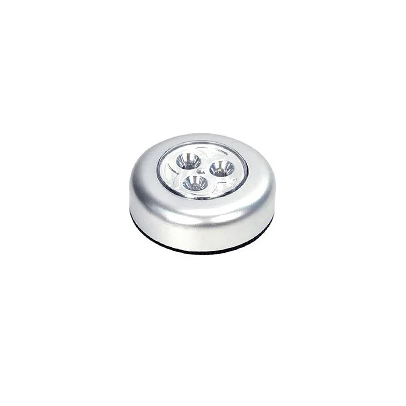 veilleuse led tactile sans fil batterie sèche piles aaa lampe lecture moderne argentée noire