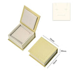 boîtes bijoux classiques bordure dorée motifs floraux opaques vert clair rose pâle jaune clair