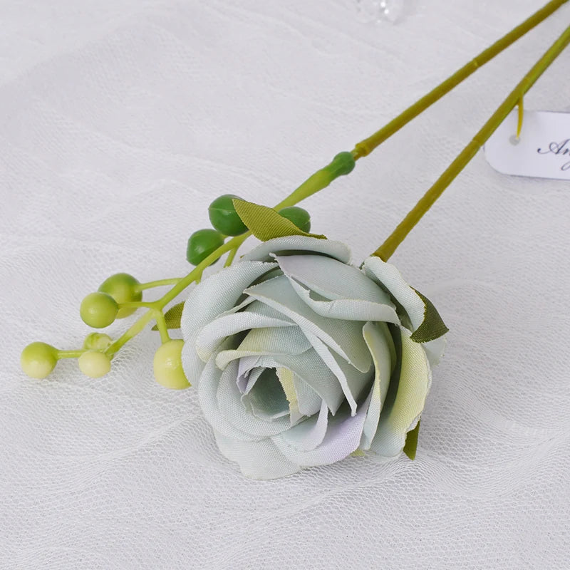 Bouquet fleurs artificielles roses blanches rouges violettes orange classique decoration table mariage événement