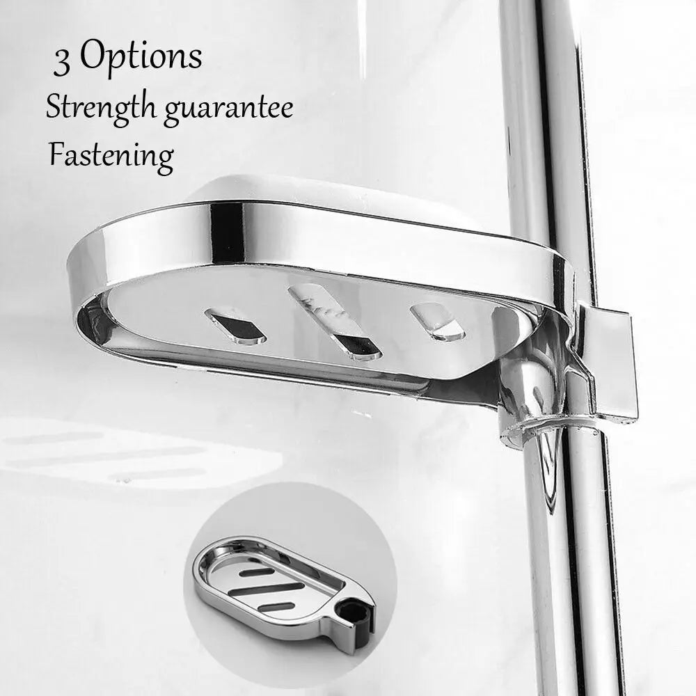 support savon chrome moderne réglables 22mm 24mm 25mm 84mm 166mm plat lisse opaques