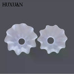 suspension lumineuse moderne blanc fleurs opaques ø102mm ø190mm ø42mm ø166mm abatjour