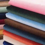 tissu velours polyester durable résistance abrasion largeur 155cm couleurs rouge gris beige vert bleu