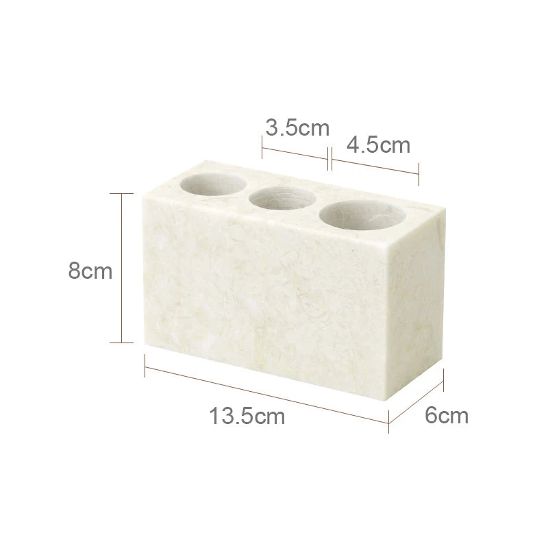 ensemble salle bain marbre blanc doré plateau distributeur savon accessoires