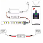 contrôleur wifi ruban led blanc bleu jaune moderne adhésif câbles wifi 12v 24v