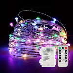 guirlande lumineuse dorées moderne 10m 100led télécommande ip67 20m 200led