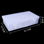 boîte rangement transparentes plastique lisse clips compartiments supplémentaires stockage moderne artisanal DIY