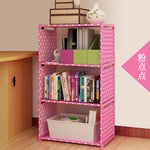 étagère modulaire étagères murales livres modernes minimaliste pois tissu meuble salon