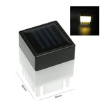 lampe solaire led noir blanche adhésive patio jardin décoration paysagère moderne minimaliste