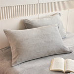 taies d'oreiller velours polyester bleu marine zip doré contemporain maison simple