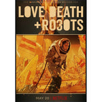 Détail de l'affiche Love Death and Robots avec impression encre imperméable