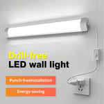 lampe murale led blanc moderne câble double face adhésive chambre cuisine
