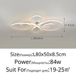 plafonnier led moderne blanc noir circulaire contemporain télécommande suspension intérieure decoration