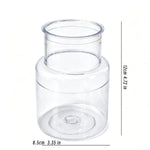 vases hydroponiques transparents modernes plantes tables jardins décoration bureaux