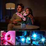 orchidée lego rose blanche verte fleurs feuilles larges kit led instructions adaptateur câble garantie