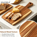planches découper bois acacia marron grain vertical rustique modernes découpe viandes fromages légumes
