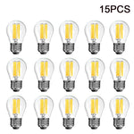 ampoules led filament blanc vintage opalescent e27 2700k transparentes jaune doré 25000h 6w