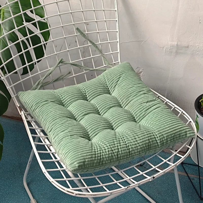 coussin siège coussin dossier velours côtelé fibre polyester moderne vert rouge bleu marine violet