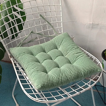 coussin siège coussin dossier velours côtelé fibre polyester moderne vert rouge bleu marine violet