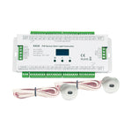 contrôleur d'éclairage escalier capteur pir 32 marches led blanc moderne 12v 768w