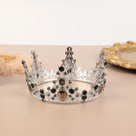 couronne or argent strass baroque élégante adhésive décoration fête princesse baby