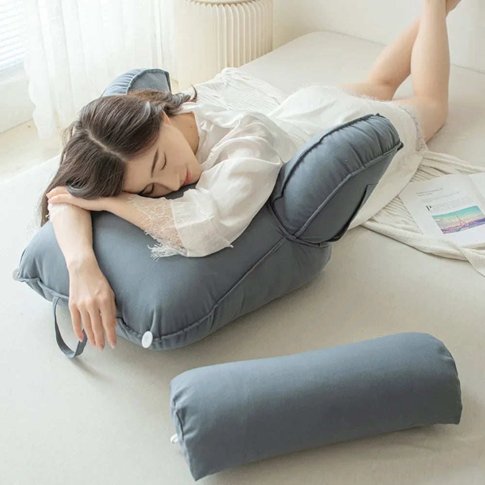 coussins d'appui dos bras lavables modernes beige gris rose