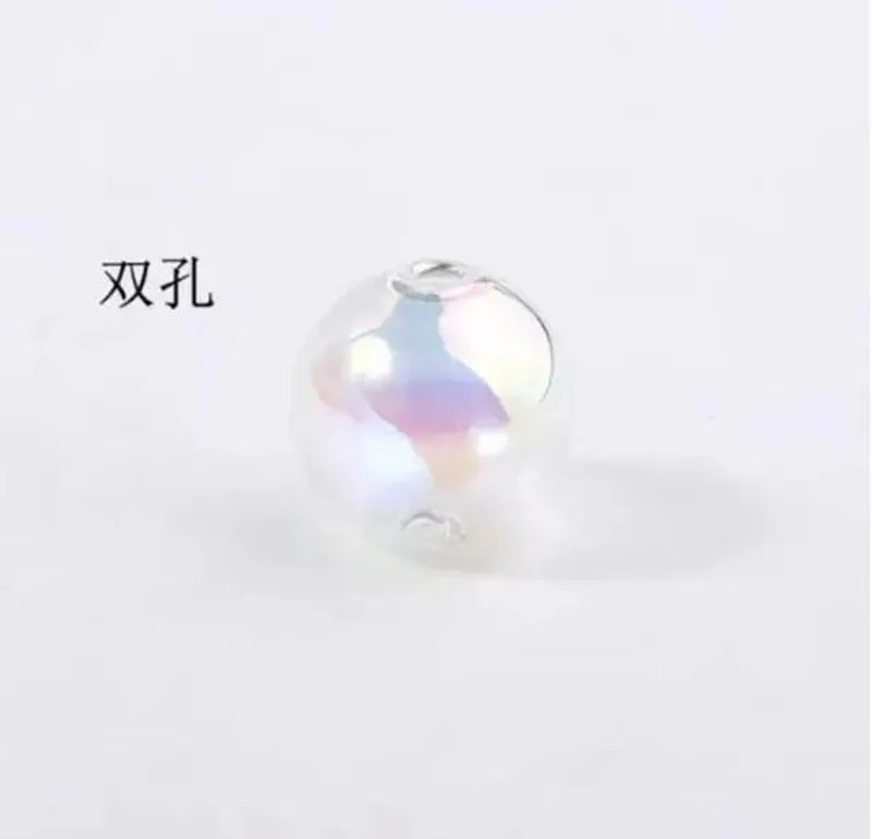 verre transparentes diverses couleurs modernes lisses anneaux intérieurs fixation 30mm pièces