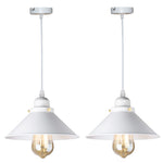 lampe suspendue industrielle conique noire dorée éclairage salon chambre éclairage intérieur E27 adaptable