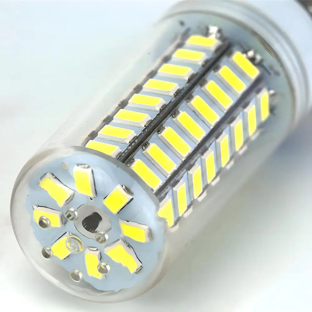 ampoule led blanche étoffe e27 360° 30000h grains maïs moderne 220v 72led 10w