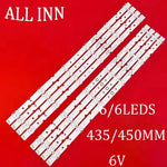bande led blanc transparent moderne 6v connecteurs led 435 450mm