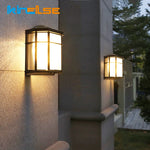 lampe murale bronze noir grille métal verre translucide vintage classiqueextérieur ip54