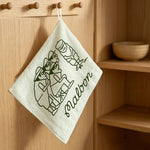 serviette main suspendue polyester coton dessin animé crochets cuisine salon