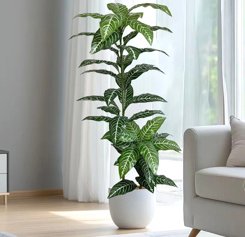 plantes artificielles bananier grandes feuilles vert modernes décoration intérieure hawaienne shop
