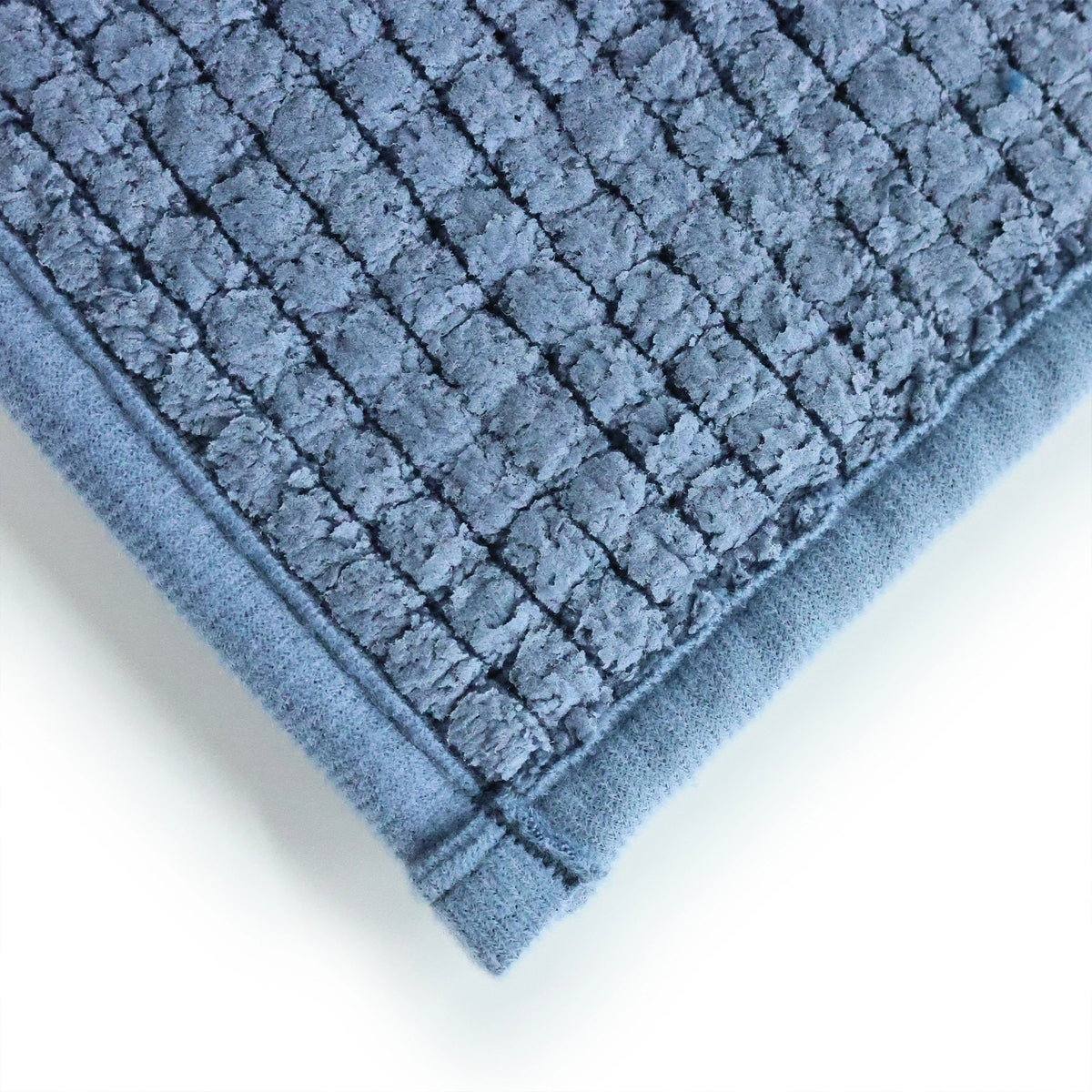 tapis bain microfibre boules relief gris bleu moderne absorbant rapide