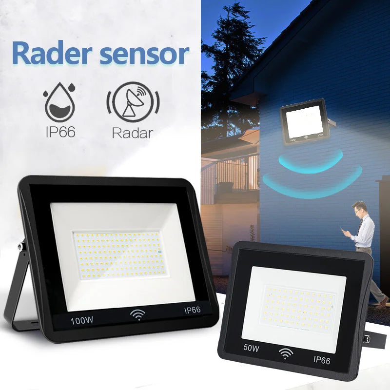 projecteur led 30w 50w 100w noir moderne étanche ip66 câble alimentation prise électrique vis