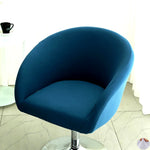 housse chaise extensible motif floral moderne fauteuil salle manger décor maison élastique