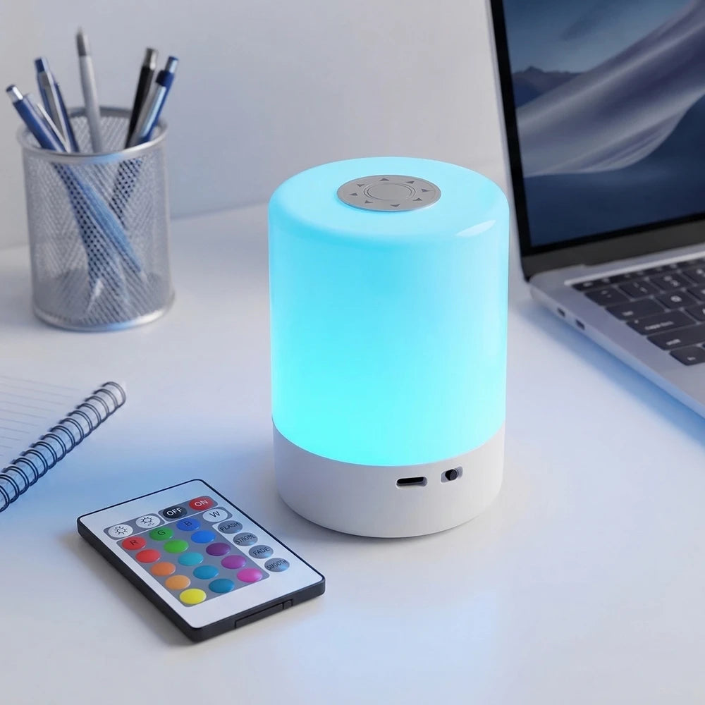 lampe table blanc moderne rechargeable interrupteur tactile led opalescente ab abs certifiée cem fcc