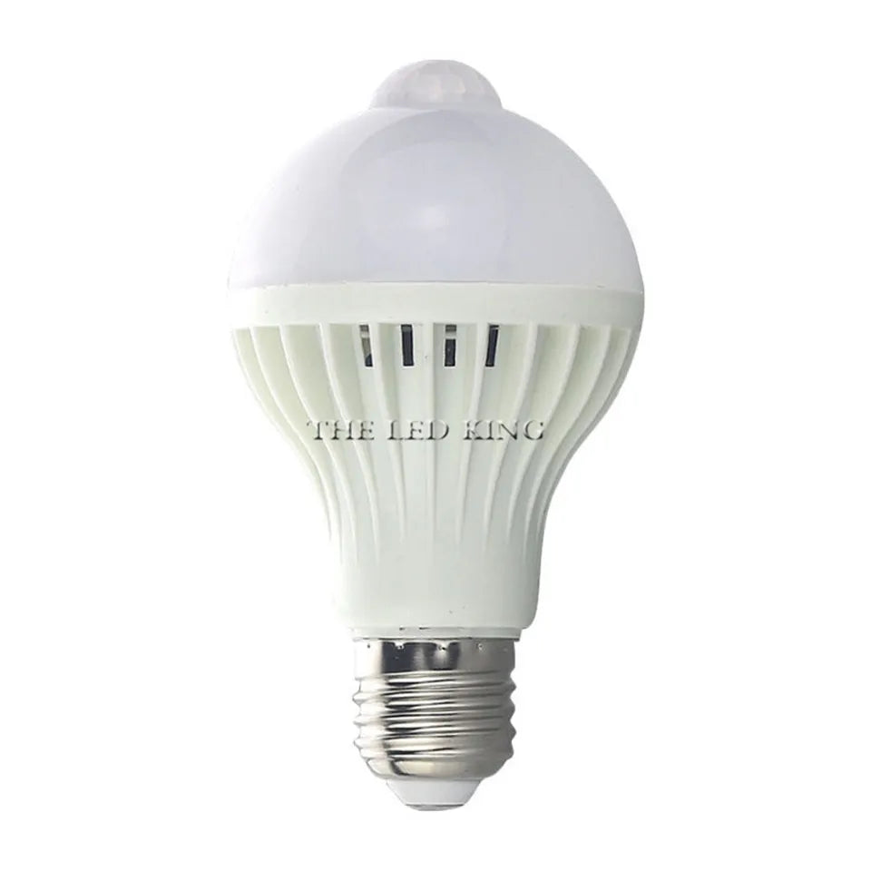ampoule led blanc froide détecteur mouvement 12w 18w e27 ip42 moderne 80000h 5500k 7000k