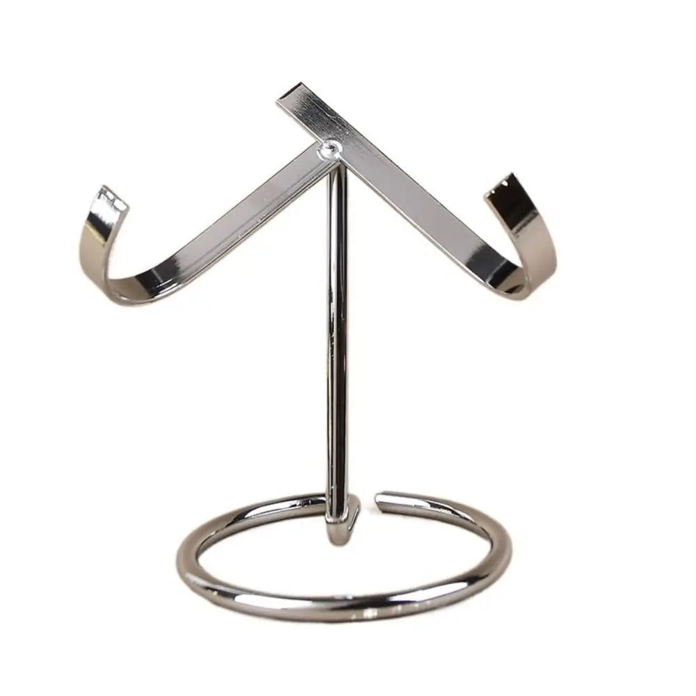 Support bijoux noir argent doré clips base circulaire moderne minimaliste salon respectueux environnement