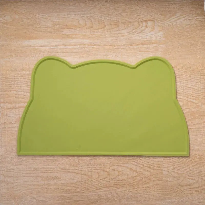 tapis alimentation animaux silicone antidérapant facile nettoyer résistant saleté protège fuite bord relevé moderne